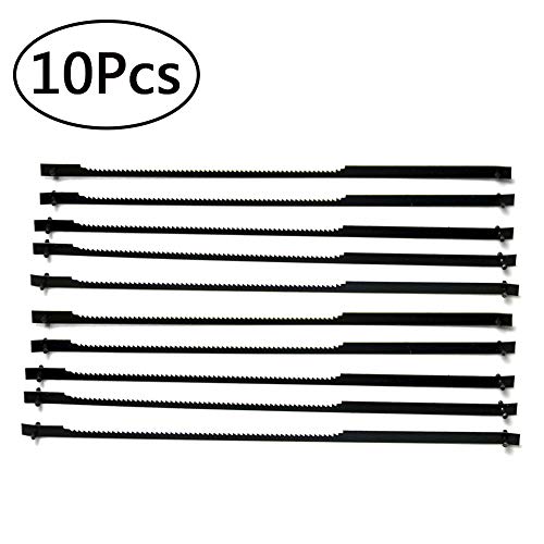 10PCS Hot Sell 105mm (24T) Scroll Saw Blade Set Wood and Plastic Cutting Blades for Dremel Moro-Saw - Thumbnail 3
