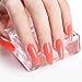 Saint-Acior 6pcs Poly Nail Gel Kit Nail Extension Builder False Nail Tips Top and Base Coat Decoration Kit