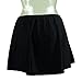 COCOSHIP Black Women's Plus Size Solid Elegant A-line Skirted Bikini Bottom Skirt Swimdress 20(FBA)