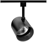 Juno Lighting R502B-BL Trac-Lites Round Back Cylinder Line Voltage PAR30 Lamp Holder, Black