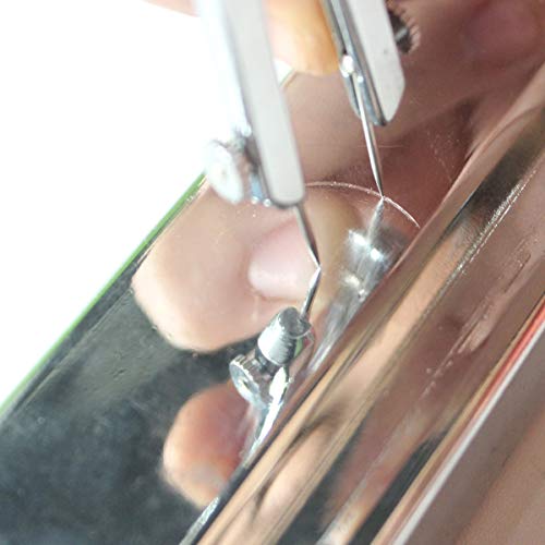 PHYHOO Professional Compasses with Lock Leather Metal Circle Drafting Drawing Compass Maker Scriber Marking Spring Divider Jewelry Making Tool