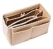 HEALTHLOVE Felt Insert Bag Organizer Purse Organizer Include Zipper Purse for Handbag Choice 3 Size (Small, Camel)