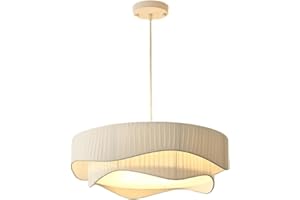 Pendant Light Fixture with Wabi Sabi Aesthetic, Modern Ceiling Lights for Living Room Dining Room, Japandi Chandelier with Li