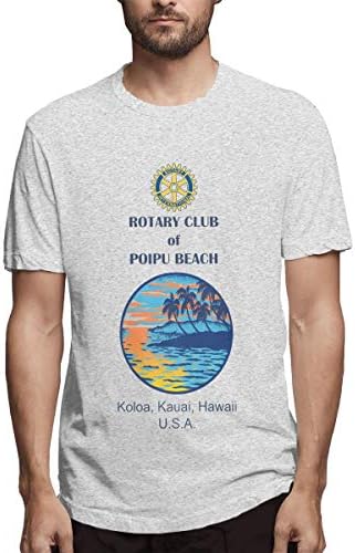 Scottdstalter Mens Short Sleeve Fashion Tees Koloa Surf Gray Legendary T Shirt