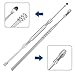 IBEET Stainless Steel Ear Wax Pick Remover Earpick 360 Degrees Rotate Curette Cleaner Tools