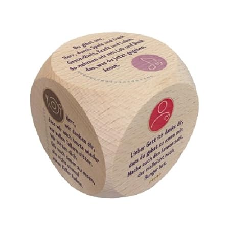 Gebetswürfel Tischgebete für die Familie