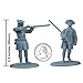 Revolutionary War Colonial Minutemen Plastic Toy Soldiers