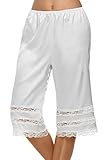 Avidlove Women Lingerie Satin Pettipants Snip-it Culottes Slips Bloomers
