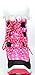 DREAM PAIRS Girls Snow Boots Warm Cozy Anti-Slip Lightweight Mid Calf Faux Fur Lining Winter Shoes for Little/Big Kids,Size 10 Toddler,Pink,Nordic