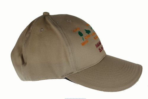 Hawaiian Islands Cap Hats, Khaki