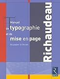 Image de Manuel de typographie et de mise en page (French Edition)