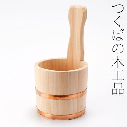 Amazon Co Jp 風呂桶片手桶つくばの木工品furo Oke Katate Oke Tsukuba Mokkouhin Kitchen Housewares