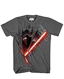 Star Wars Boys' T-Shirt, Kylo Charcoal, Medium/10-12