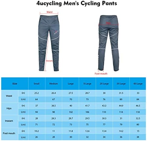Athlete wearing 4ucycling cold weather pants for flexibility in chilly climate.