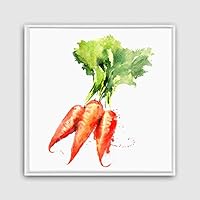 Framed Canvas Wall Art Vegetables Theme Design Canvas Prints Home Artwork Decoration for Living Room,Bedroom - 16x16 inches