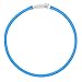 ITERY Dog Collar, Led USB Rechargeable Pet Safety Collar Waterproof Light up Adjustable Flashing Collar (Blue)