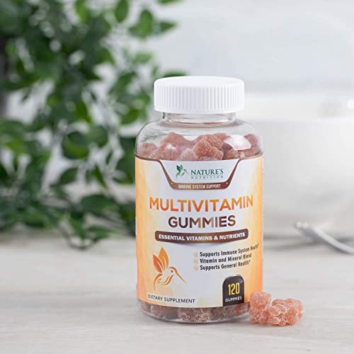 Multivitamin Gummies for Women & Men, Daily Gummy Multivitamins for
