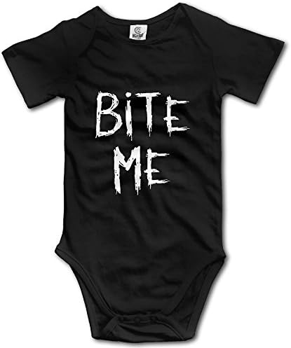 FangNer Black Bite Me Funy Funny Baby Bodysuits