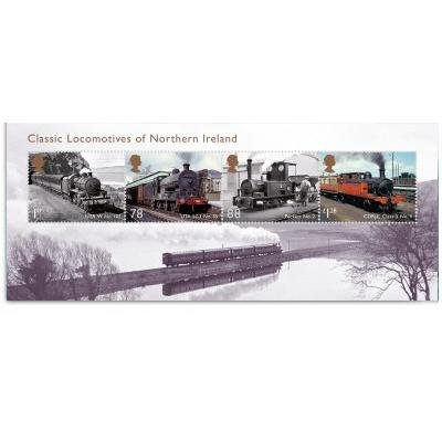 Classic Locomotives of Northern Ireland (Miniature Sheet MZ093)