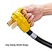 Miady 30ft 50Amp Heavy Duty RV/EV Extension Cord, Easy Unplug Design with Cord Organizer, 6/3+8/1 Gauge, ETL Listed