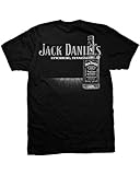 Jack Daniels Women's Daniel's Men's Big Bottle Short Sleeve T-Shirt Black XX-Large