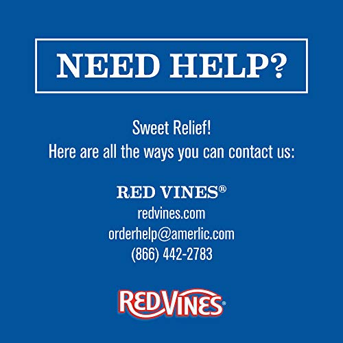 RED VINES LICORICE, ORIGINAL RED FLAVOR SOFT & CHEWY CANDY TWISTS, 3.5 LBS, 56 OUNCE