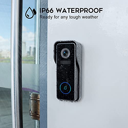 XTU Wireless Doorbell Camera, WiFi Smart Video Front Doorbell Camera