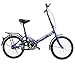 Compact Folding Bike for Men and Women 20-inch Mini City Buggy Lightweight Adult Commute-Navy Bluethumb 4