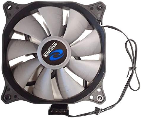 Raidmax Computer PC Case Fan Black & Gray 120mm with Molex Accessory Parts