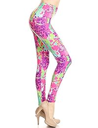 Leggings elásticos de cintura alta para dama