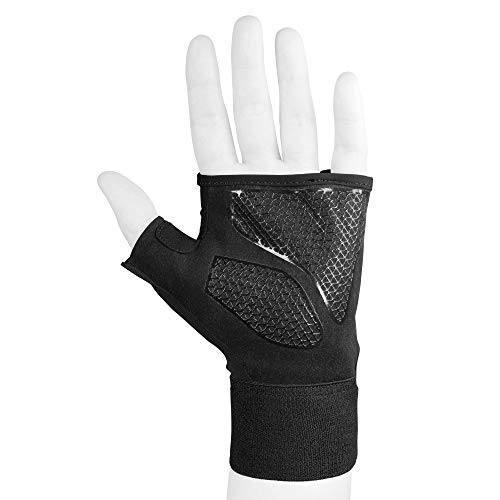 Virtue Breakout Gloves - Pro Half Hand Paintball Gloves - Graphic Black (LG/XL/2XL)