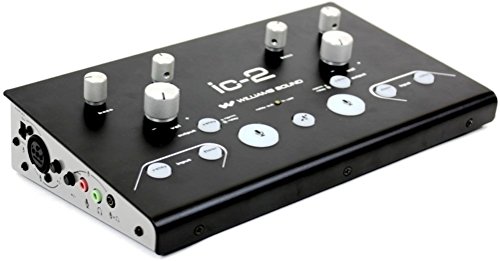 Williams Sound IC-2 Interpreter Control Console, Black and Silver, Built-in Distribution Amplifier and Mini Mixer