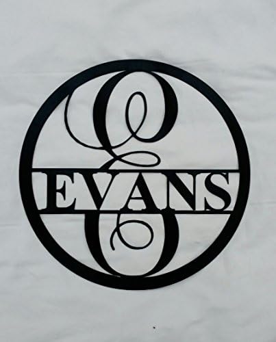 24 Inch Customized Monogrammed Family Name Sign