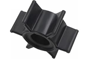 Water Impeller for Mercury for Mariner Outboard 2.5 3.3 4 5 6 for HP, Replaces 369-65021-1 47-16154-3, 6-Blade Rubber Cooling