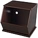 KidKraft Wooden Single Storage Unit - Espresso Children's Toy Organizing Furniture, Gift for Ages 3+