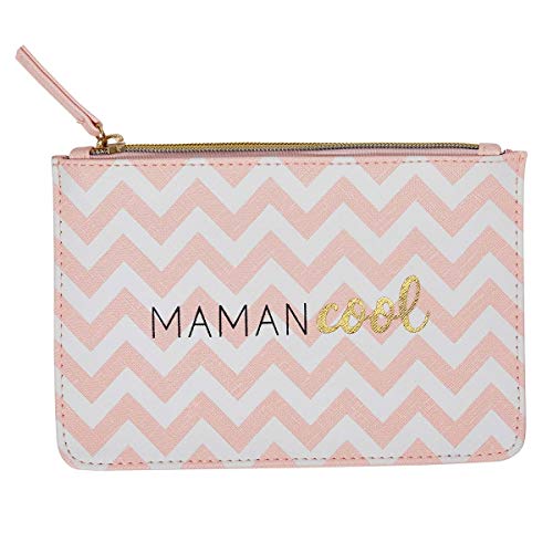 DRAEGER PARIS - 76005873 Pochettes "Maman Cool " - 20 x 13 cm - Multicolor