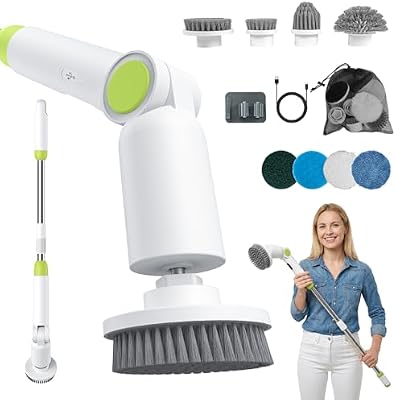 Brosse Nettoyage Electrique 5000mAh étanche IPX7 Brosse Rotative