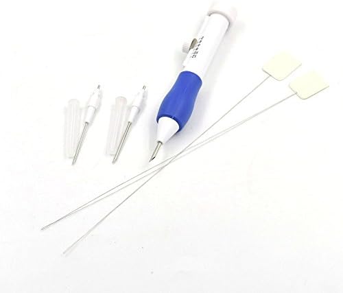 hanhanlop One Tool Embroidery Sewing Stitching Punch Sew Needle Craft Stitch Line Wool Thread DIY