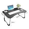 Adjustable-Laptop-Bed-Table-Lap-Standing-Desk-for-Bed-and-Sofa-Breakfast-Bed-Tray-Laptop-Lap-Desk-Folding-Breakfast-Serving-Coffee-Tray-Notebook-Stand-Reading-Holder-for-Couch-Floor-Kids60-x-40-cm Adjustable Laptop Bed Table Lap Standing Desk for Bed and Sofa Breakfast Bed Tray Laptop Lap Desk Folding Breakfast…