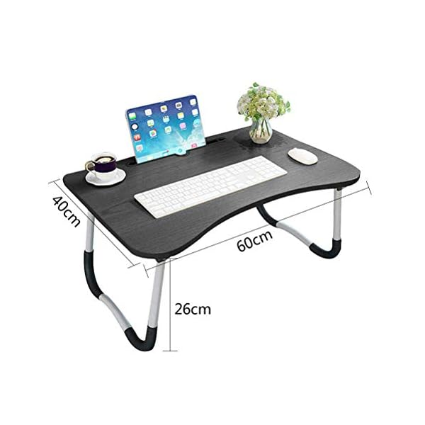 Adjustable-Laptop-Bed-Table-Lap-Standing-Desk-for-Bed-and-Sofa-Breakfast-Bed-Tray-Laptop-Lap-Desk-Folding-Breakfast-Serving-Coffee-Tray-Notebook-Stand-Reading-Holder-for-Couch-Floor-Kids60-x-40-cm Adjustable Laptop Bed Table Lap Standing Desk for Bed and Sofa Breakfast Bed Tray Laptop Lap Desk Folding Breakfast…