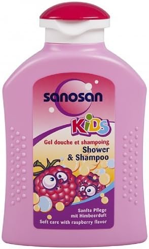 Sanosan Kids Shower and Shampoo – Raspberry 200ml