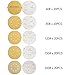 Coceca 100pcs 5 Inches 8 Hole Hook and Loop Sanding Discs, 20pcs Each 60 80 120 150 220 Grits Sandpaper, fit for Random Orbit Sander, Random Orbital Sander