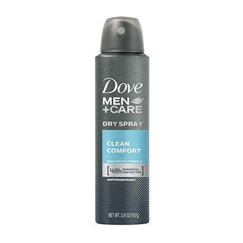 Dove Men+Care Dry Spray Antiperspirant Deodorant, Clean Comfort 3.8 oz