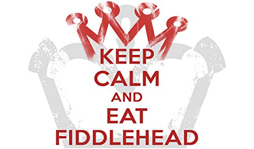 Makoroni - KEEP CALM AND EAT FIDDLEHEAD FERNS - 11 Oz. Unique COFFEE MUG, Coffee Cup