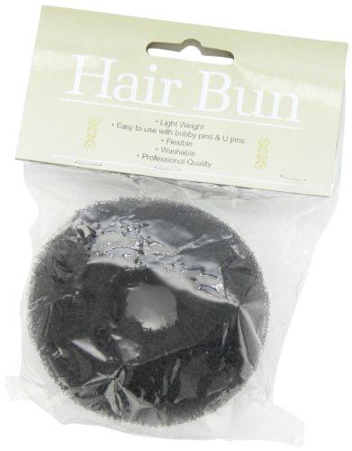 Soft 'N Style Hair Donut Black, 0.005 Ounce