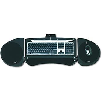 Kensington 60044 Adjustable Articulating Underdesk Keyboard Platform, 24-1/2w x 12-1/2d, Black
