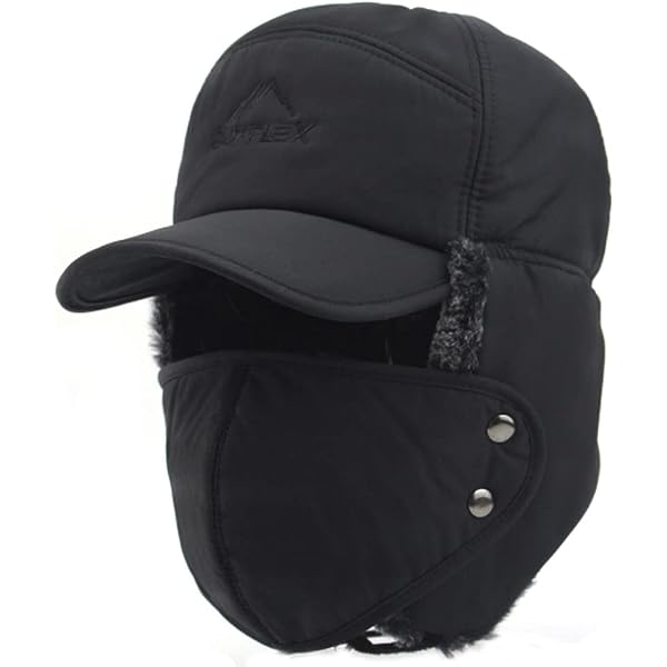 Gorro Aviador Invierno Cuero Artificial - Orejeras Abatibles, Super Abrigado Hasta -30°C, Para Esquí, Senderismo O Trabajo - Talla Ajustable