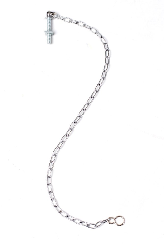 Merriway BH02315 Link Type Bath Chain with S Hook and Stay - 450mm (18 inch)