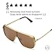 Quay Australia UNBOTHERED Women's Sunglasses Shield Sunnies - Gold/Brown