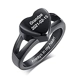 VNOX Customize Cremation Memorial Jewelry Stainless